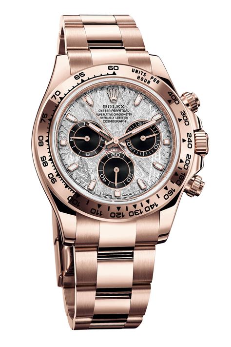 rolex gold cosmograph daytona|rolex daytona meteorite white gold.